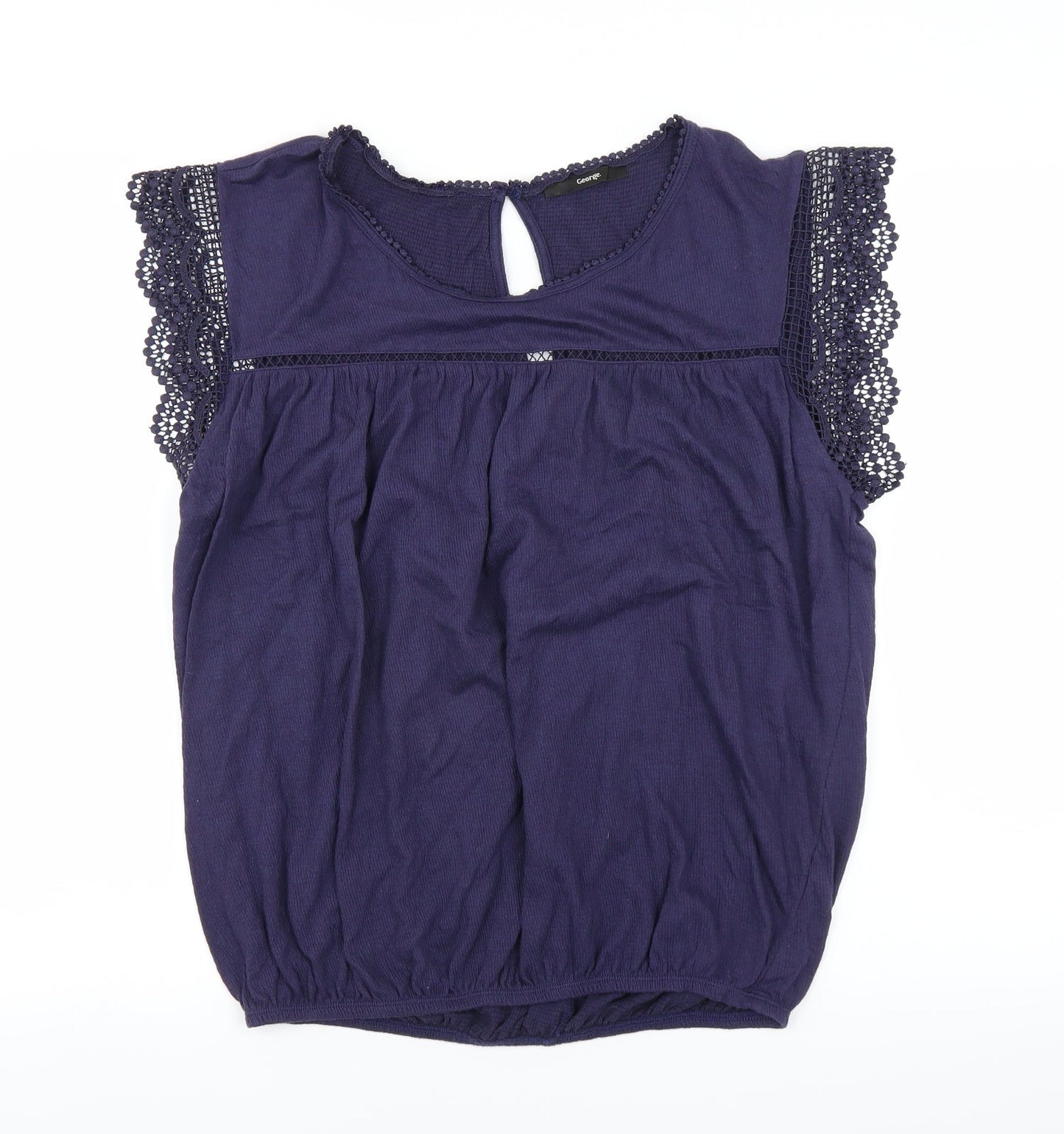 Womens UK Size  George Blue Basic Blouse