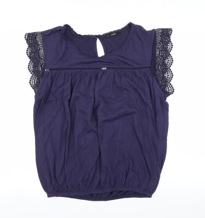 Womens UK Size  George Blue Basic Blouse