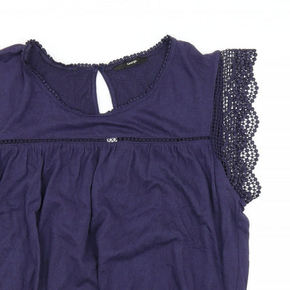 Womens UK Size  George Blue Basic Blouse