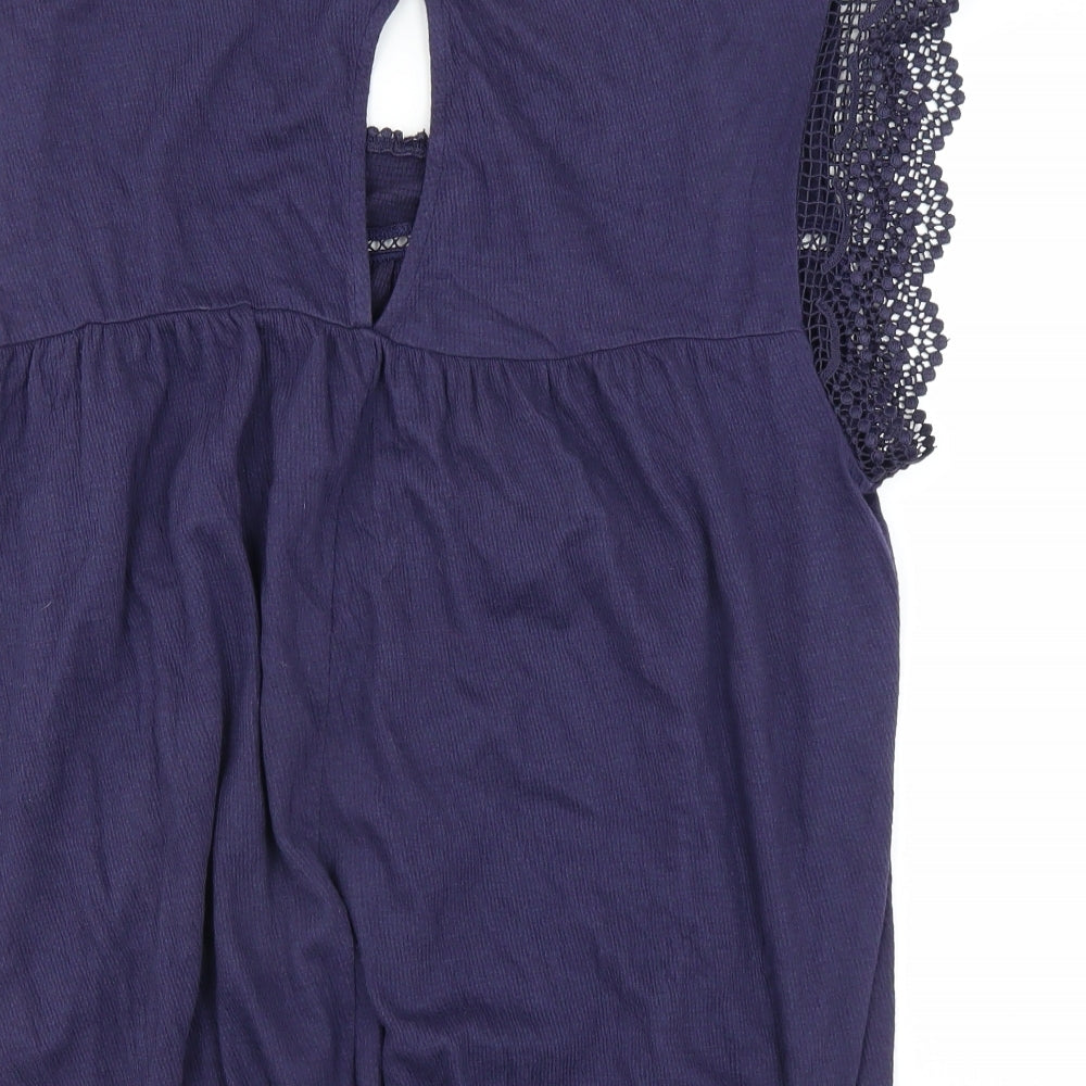 Womens UK Size  George Blue Basic Blouse