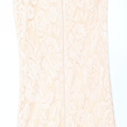 AX Paris Womens Pink Floral  Bodycon  Size 6