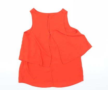 F&F Womens Red   Basic Blouse Size 6