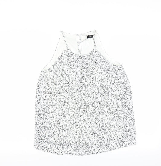 F&F Womens White   Basic Blouse Size 6