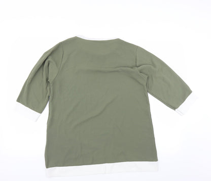 Quiz Womens Green   Basic Blouse Size 10