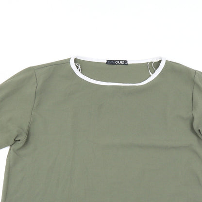Quiz Womens Green   Basic Blouse Size 10