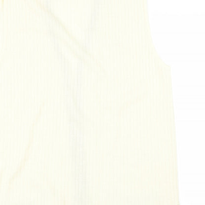 Klassique Womens Yellow   Cardigan Jumper Size S