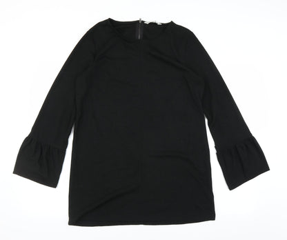 Casual Collection Womens Black   T-Shirt Dress  Size 10
