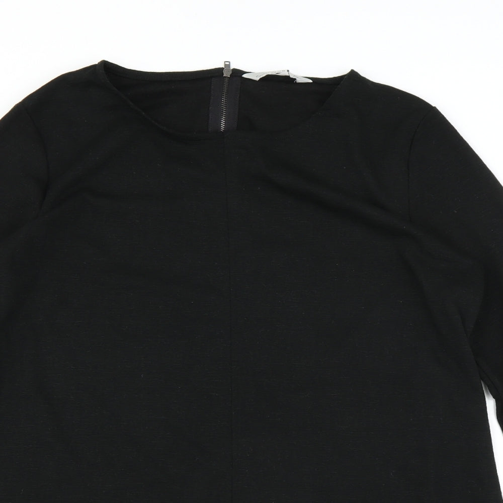 Casual Collection Womens Black   T-Shirt Dress  Size 10