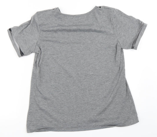 SheIn Womens Grey   Basic T-Shirt Size M