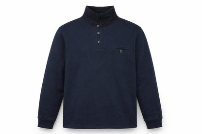 Dunnes Mens Blue   Henley Sweatshirt Size M