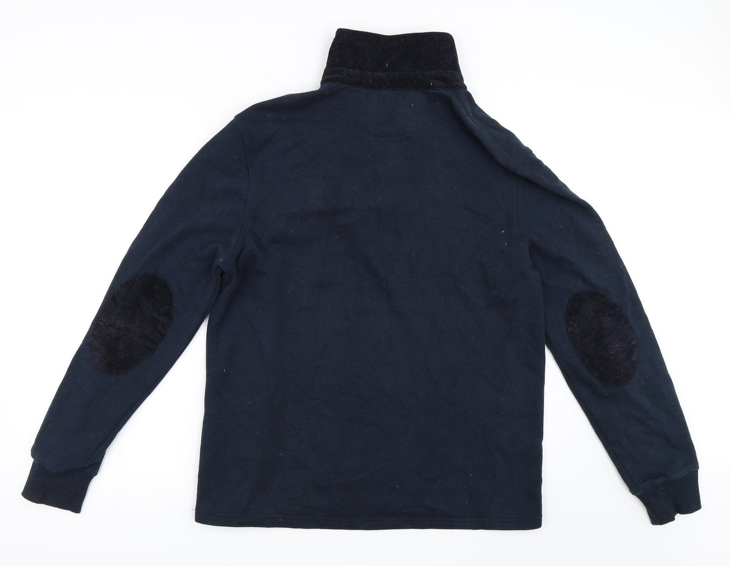 Mens UK Size M DUNNES Blue Henley Sweatshirt