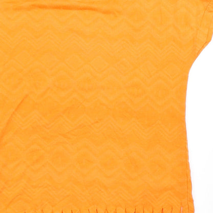 Matalan Girls Orange   Basic T-Shirt Size 4 Years