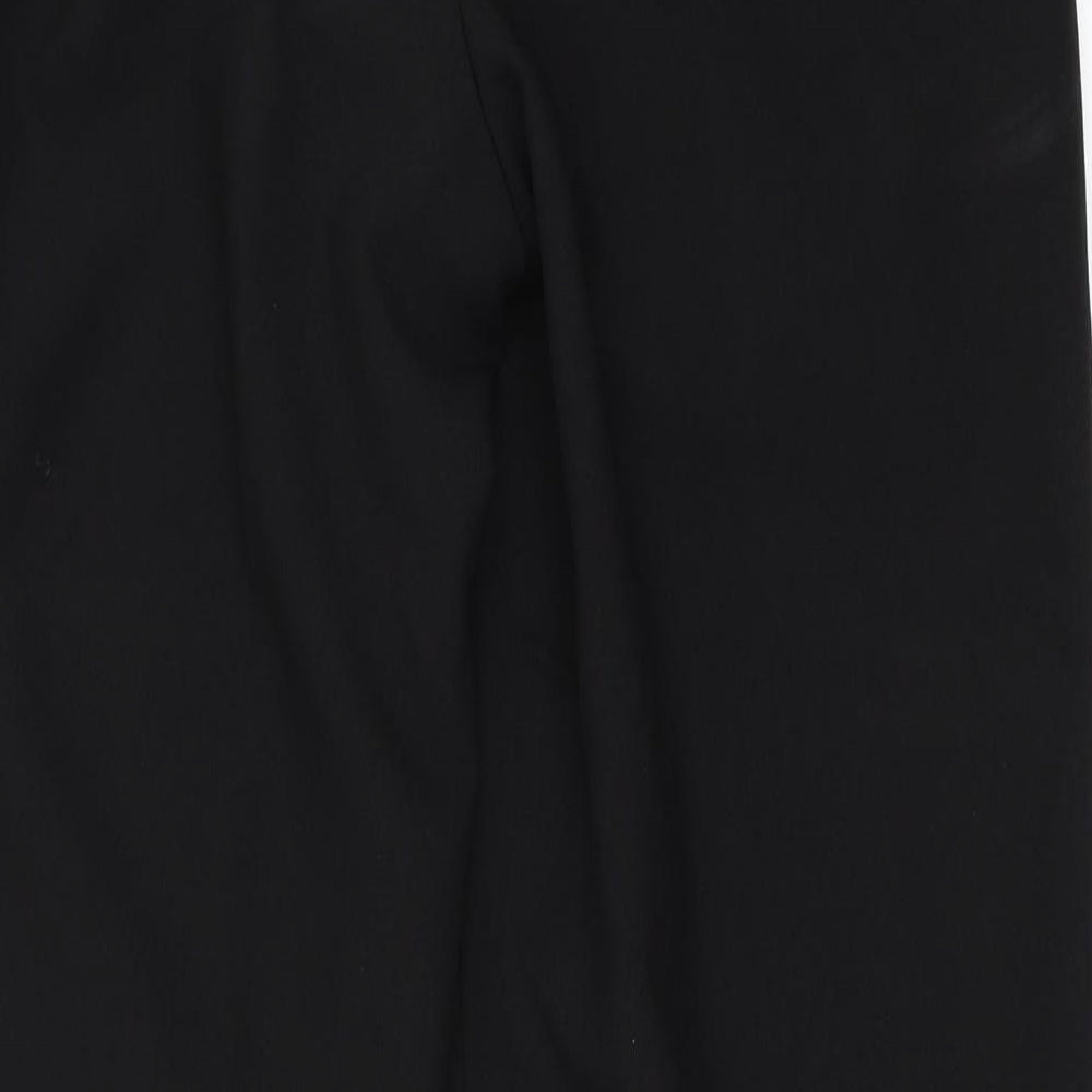 Emporium Womens Black   Trousers  Size 34 in L28 in