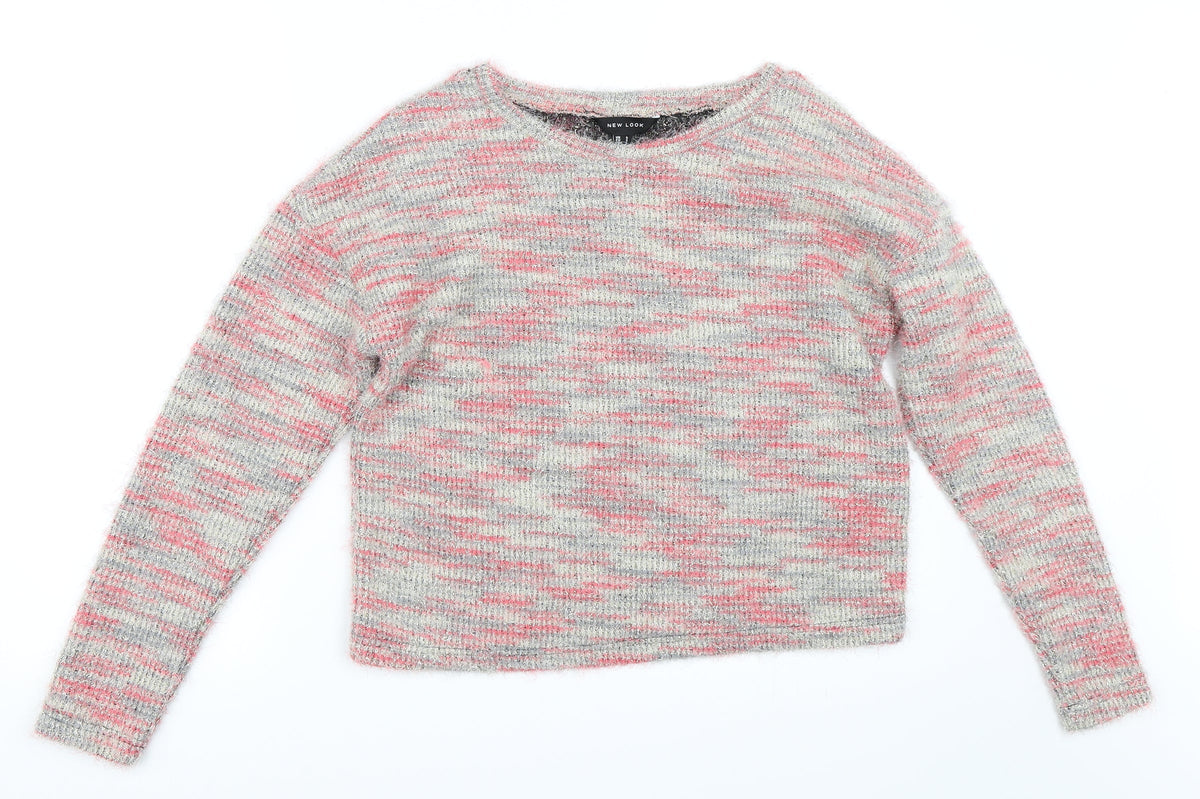 New Look Womens Pink   Pullover Jumper Size S