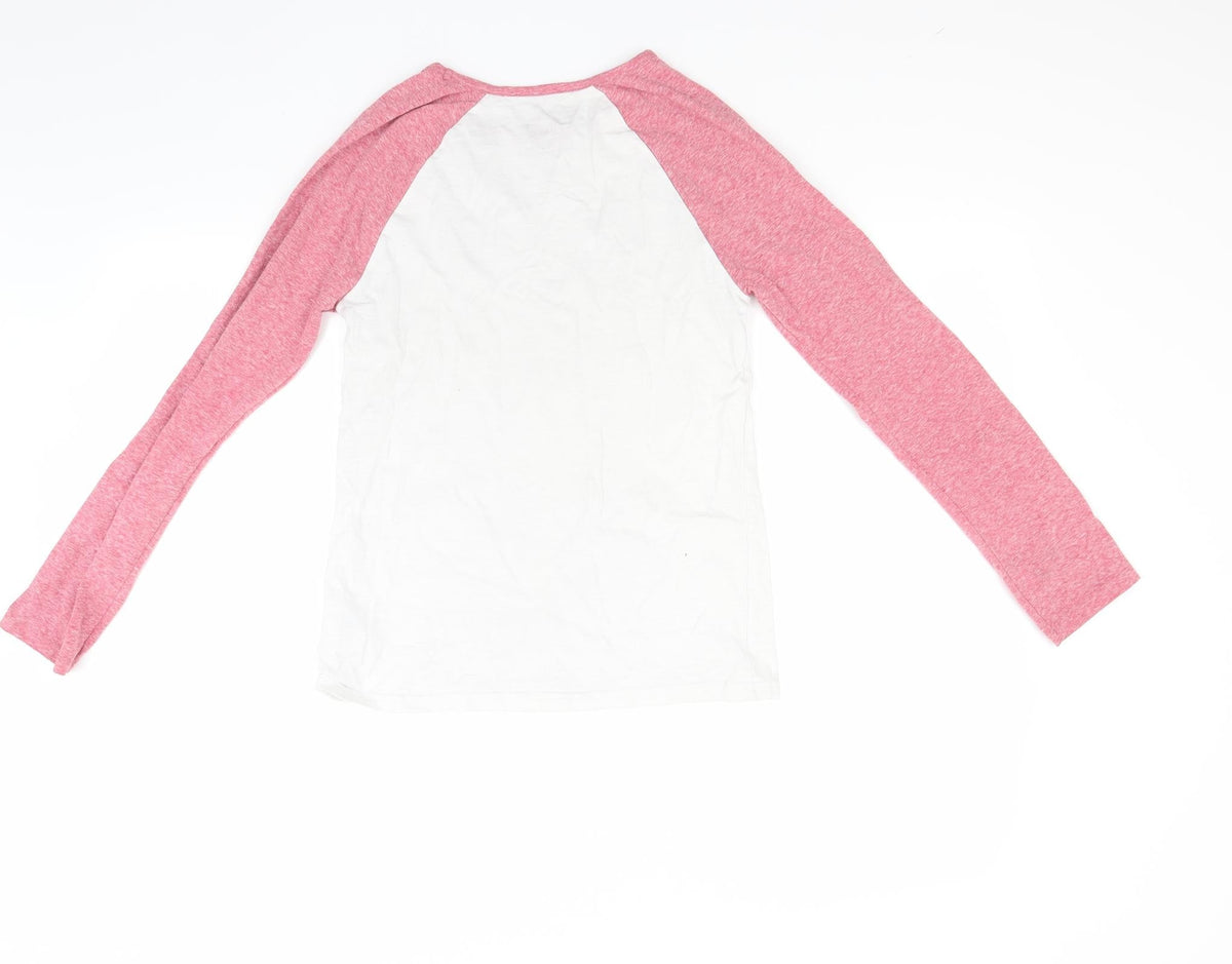 Next Girls White   Pullover Sweatshirt Size 12 Years