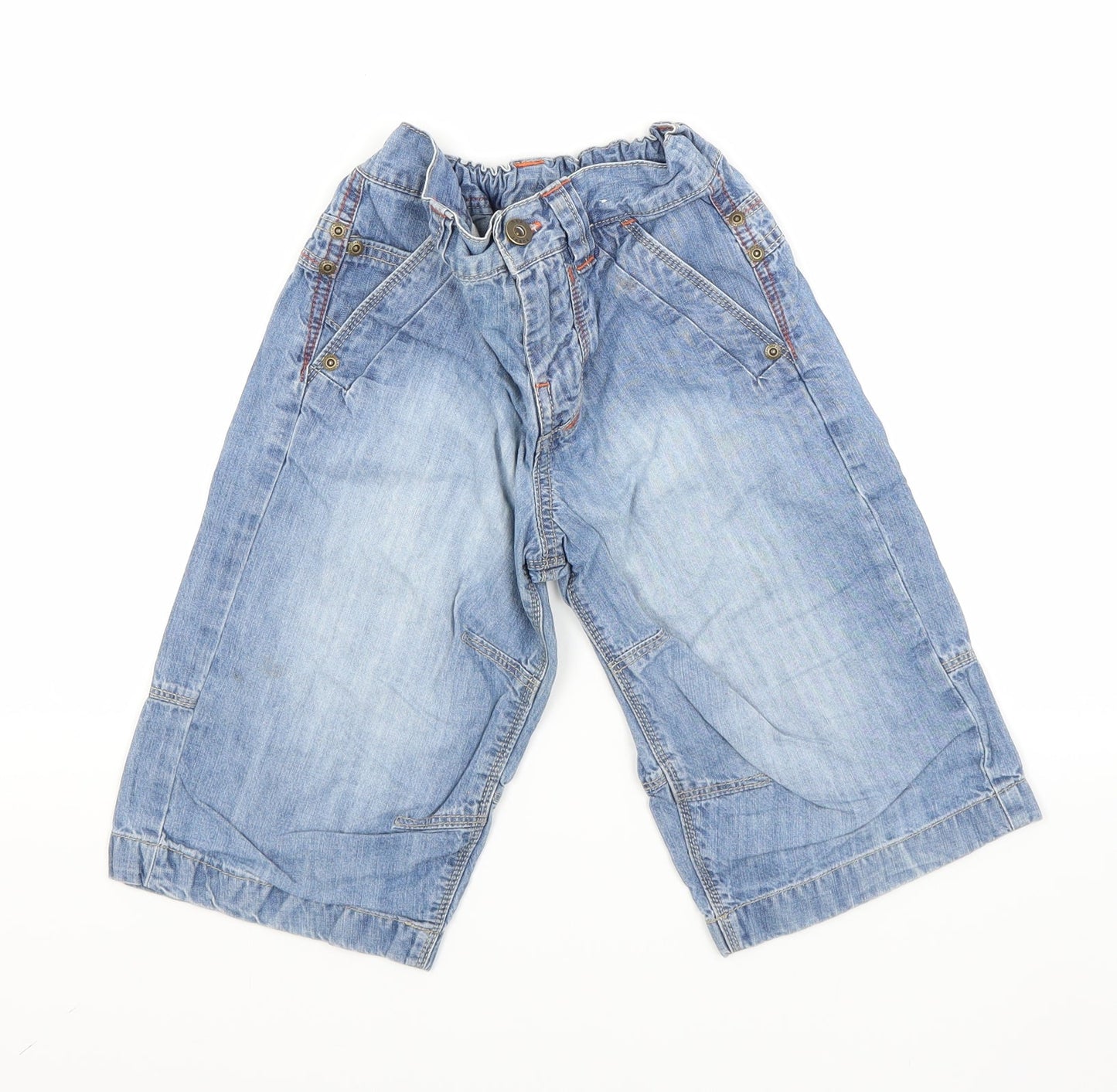 NEXT Boys Blue  Denim Wide-Leg Jeans Size 5 Years - Croped