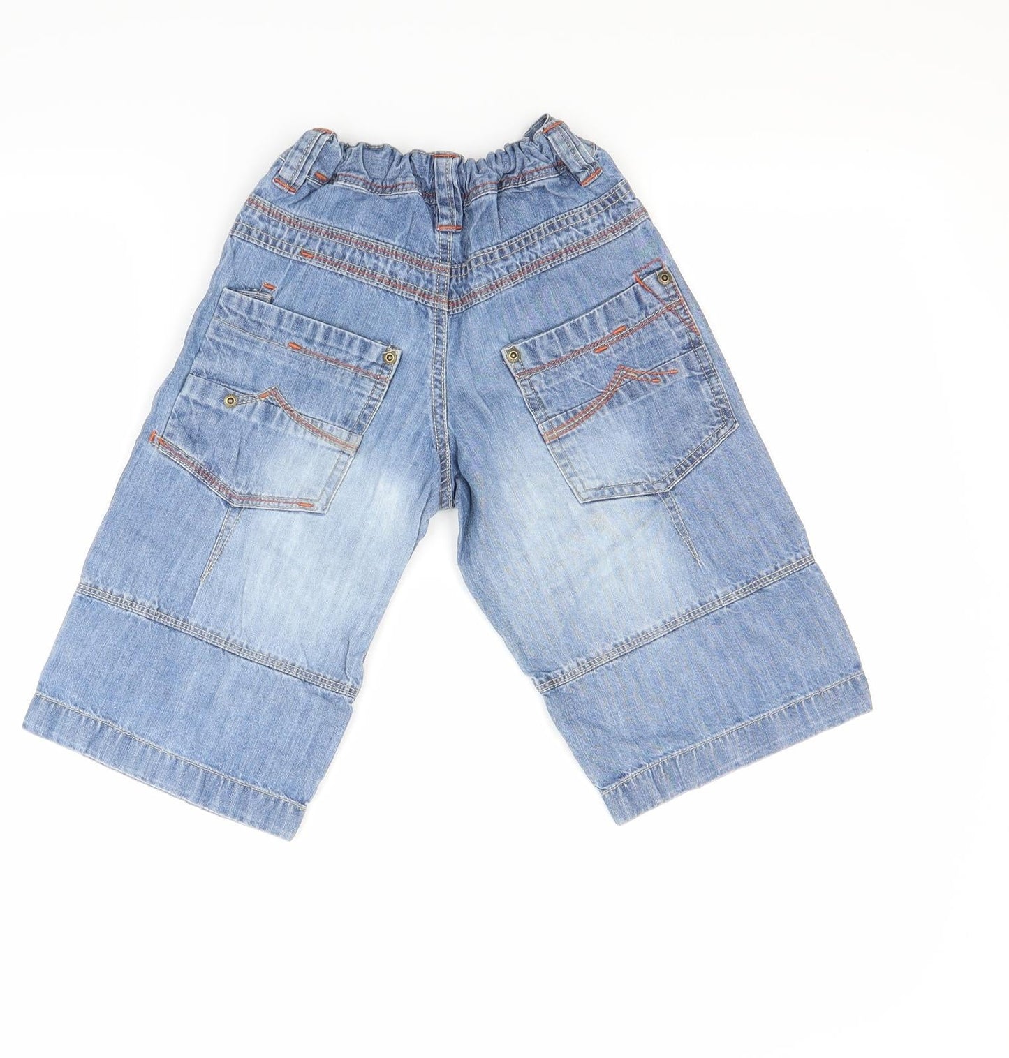 NEXT Boys Blue  Denim Wide-Leg Jeans Size 5 Years - Croped
