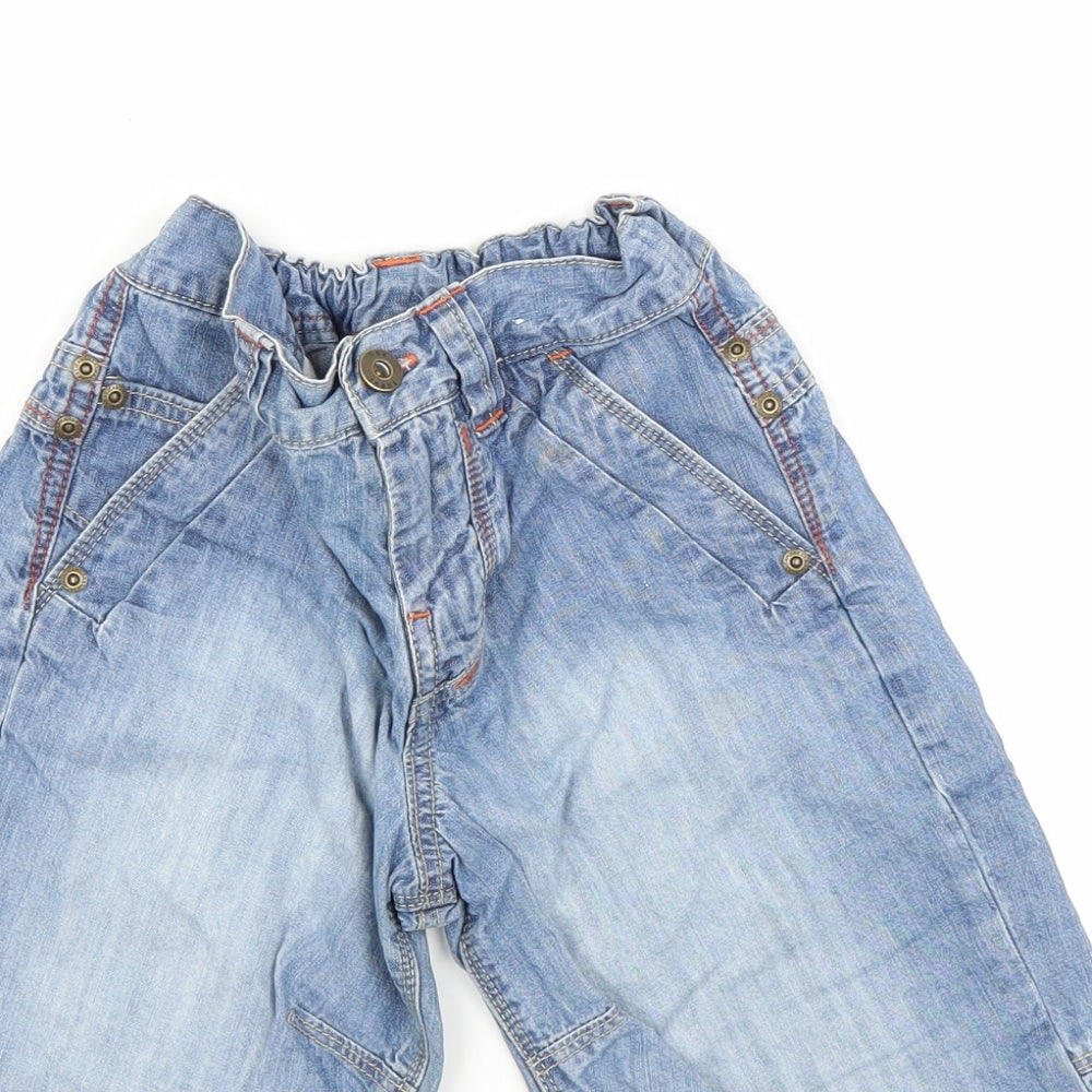 NEXT Boys Blue  Denim Wide-Leg Jeans Size 5 Years - Croped