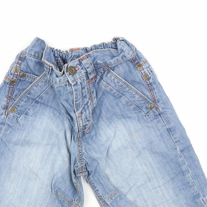 NEXT Boys Blue  Denim Wide-Leg Jeans Size 5 Years - Croped