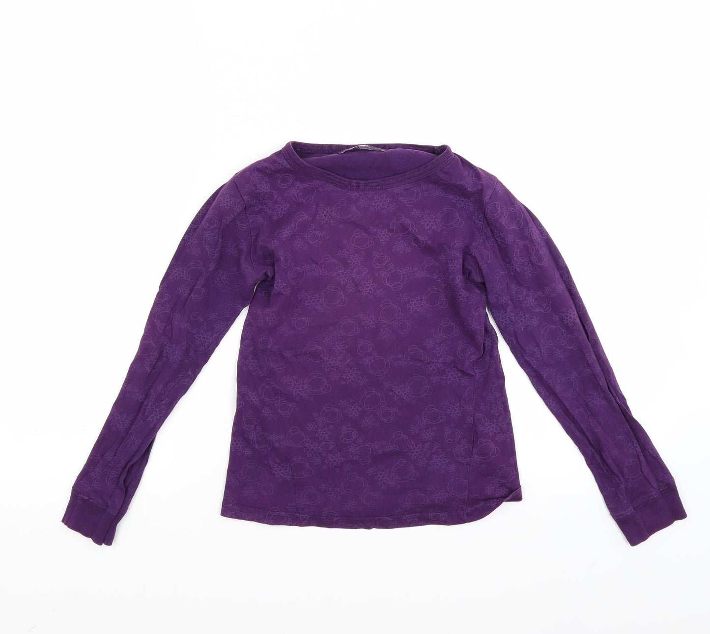 Preworn Girls Purple   Pullover Sweatshirt Size 10 Years