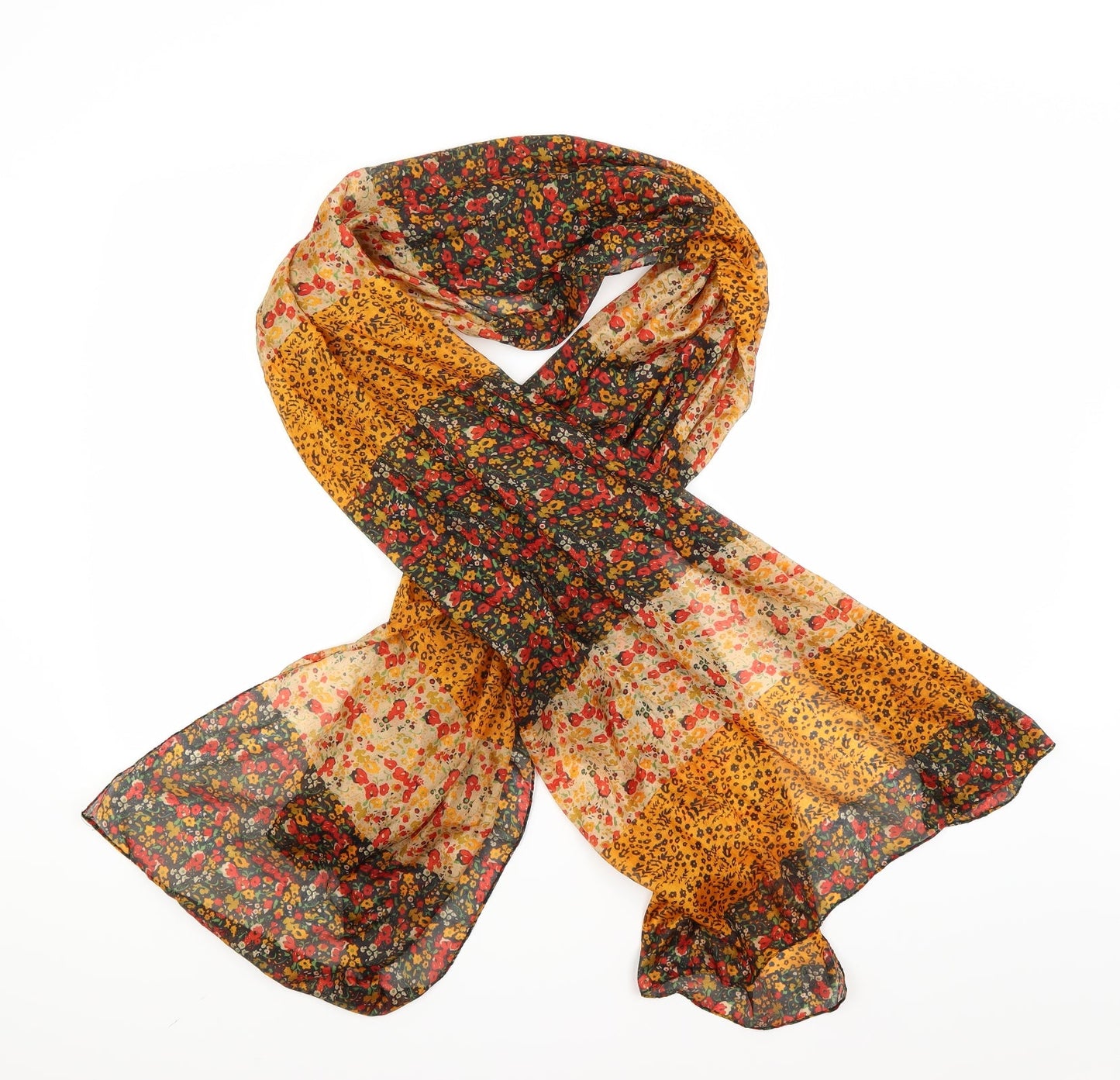 Preworn Womens Multicoloured Floral   Scarf