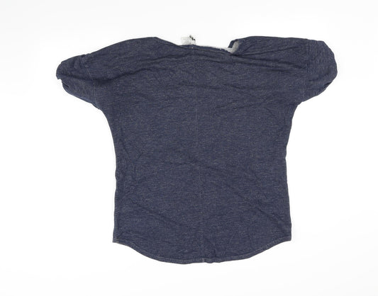 Divided Womens Blue   Basic Blouse Size M