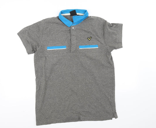 VIO Mens Grey    Polo Size L