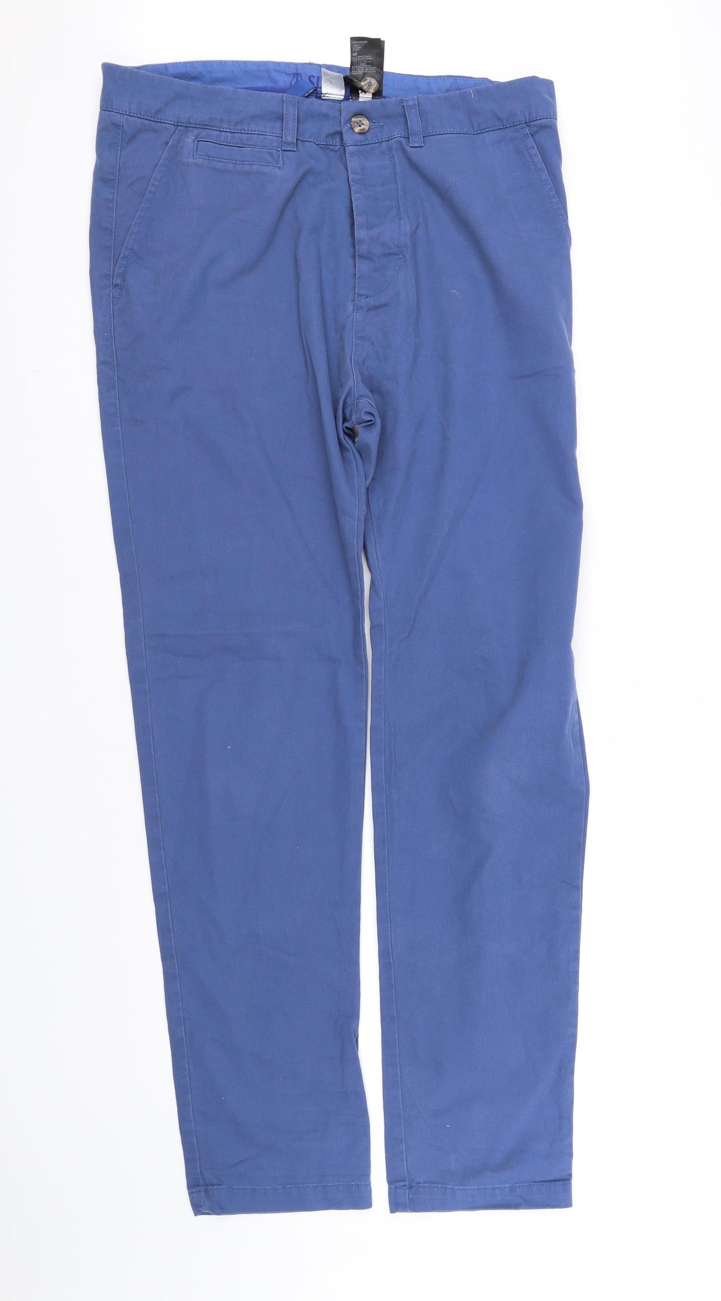 Womens UK Size 32 in Divided Regular Fit Straight Blue Jeans