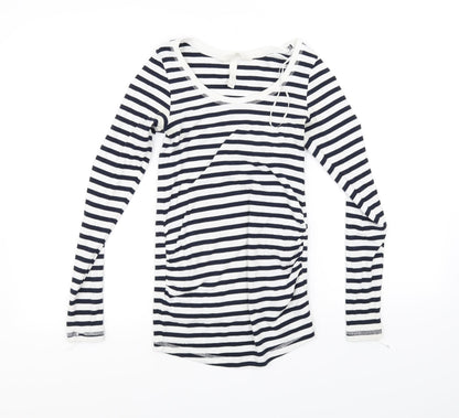 Womens UK Size S H&M White Basic T-Shirt