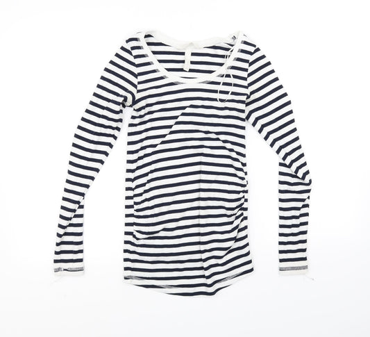 Womens UK Size S H&M White Basic T-Shirt