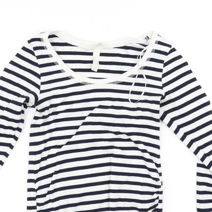 Womens UK Size S H&M White Basic T-Shirt