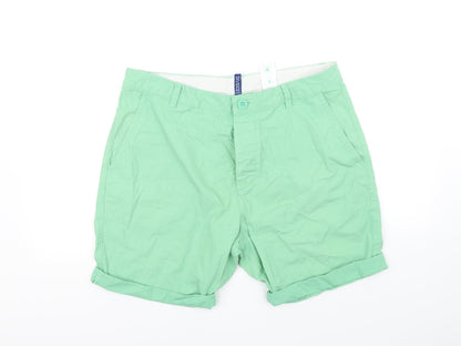 Divided Womens Gold   Cut-Off Shorts Size 32 in