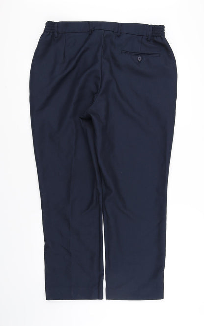 Womens UK Size L pre worn Regular Fit  Blue Trousers