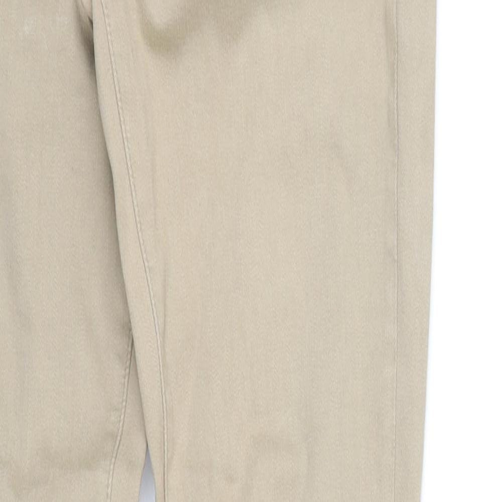 Womens UK Size M pre worn Regular Fit  Beige Trousers
