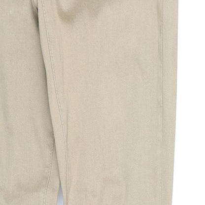 Womens UK Size M pre worn Regular Fit  Beige Trousers