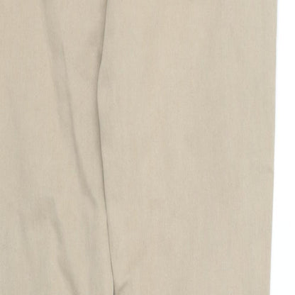 Womens UK Size M pre worn Regular Fit  Beige Trousers
