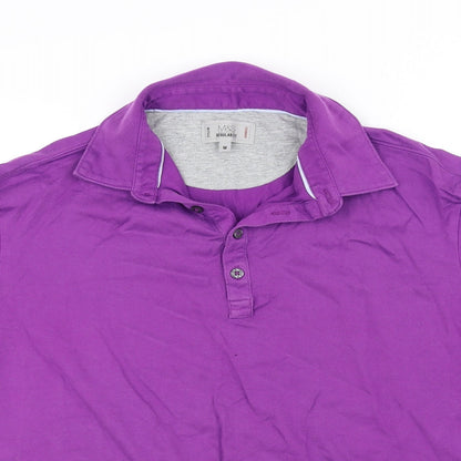 m&s Mens Purple    Polo Size M