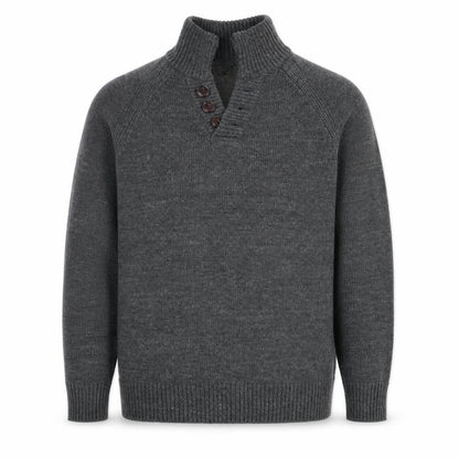 industilize Mens Grey   Pullover Sweatshirt Size L