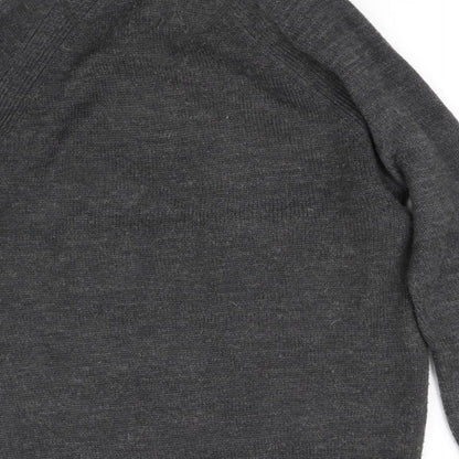 industilize Mens Grey   Pullover Sweatshirt Size L