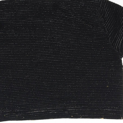 Womens UK Size M New Look Black Basic Blouse