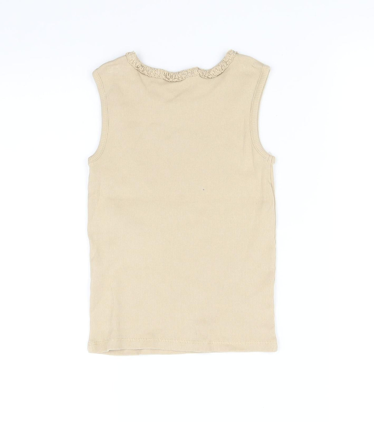 George Girls Beige   Basic Tank Size 6-7 Years