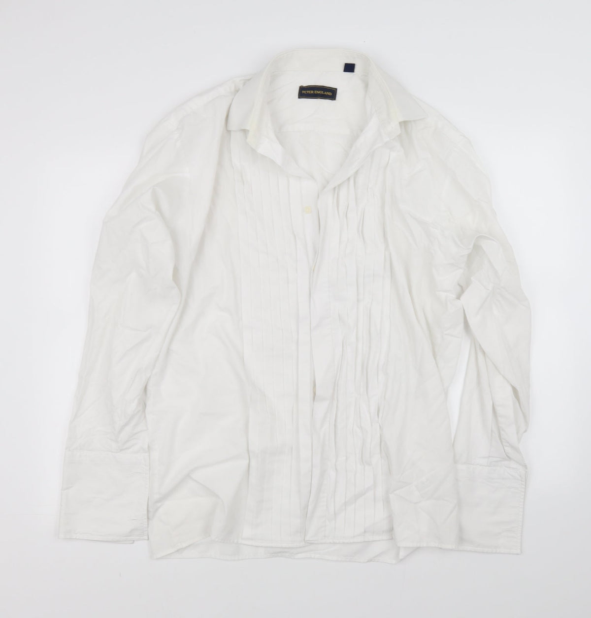 Peter England Womens White   Basic Button-Up Size XL