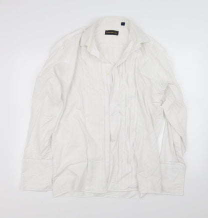 Peter England Womens White   Basic Button-Up Size XL