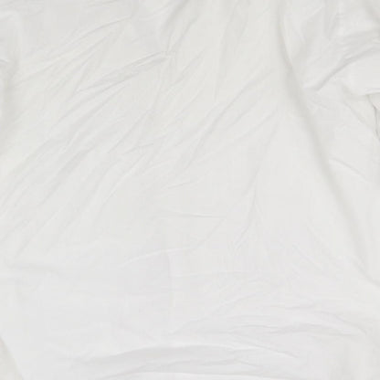 Peter England Womens White   Basic Button-Up Size XL