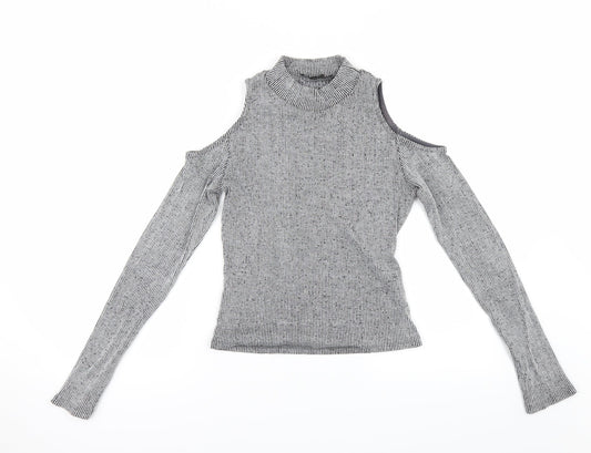 Primark Womens Grey   Basic T-Shirt Size 8