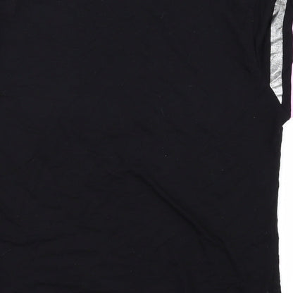 Womens UK Size S Select Black Basic T-Shirt