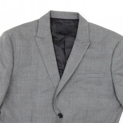 Mens UK Size 38 H&M Regular Grey Suit Jacket