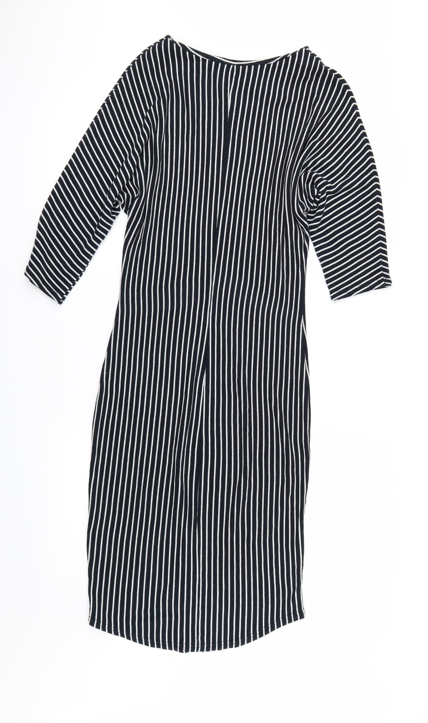 ASOS Womens Blue Striped  T-Shirt Dress  Size 6