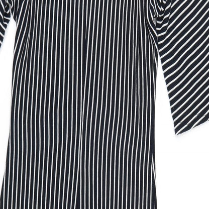 ASOS Womens Blue Striped  T-Shirt Dress  Size 6
