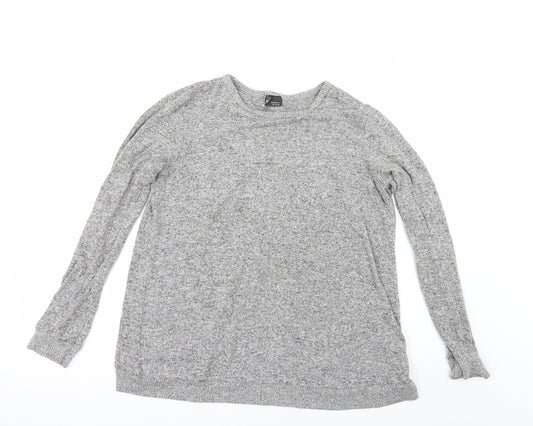 Sparkle & Fade Womens Grey   Pullover Jumper Size S
